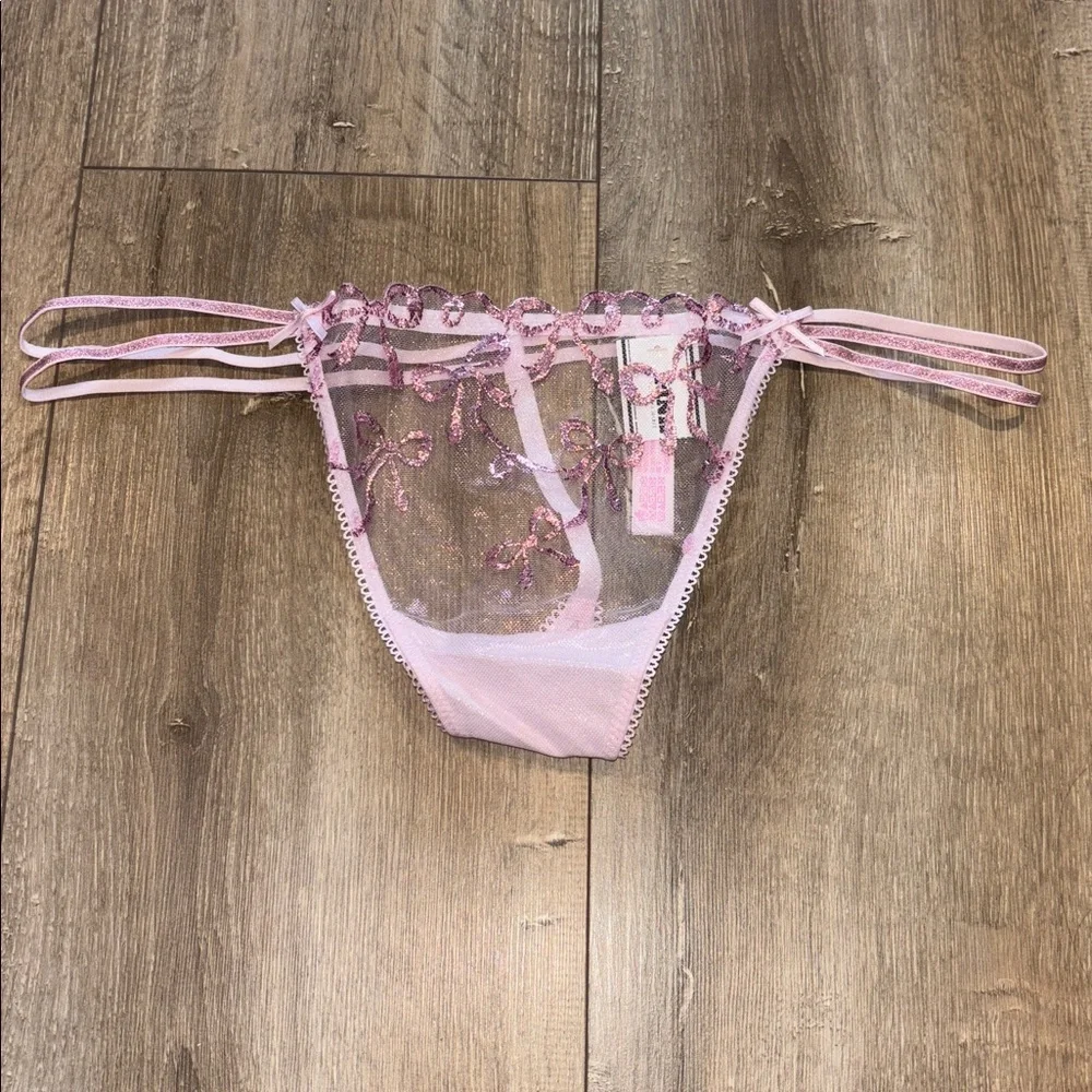 LoveShackFancy X PINK Strappy V String Panty